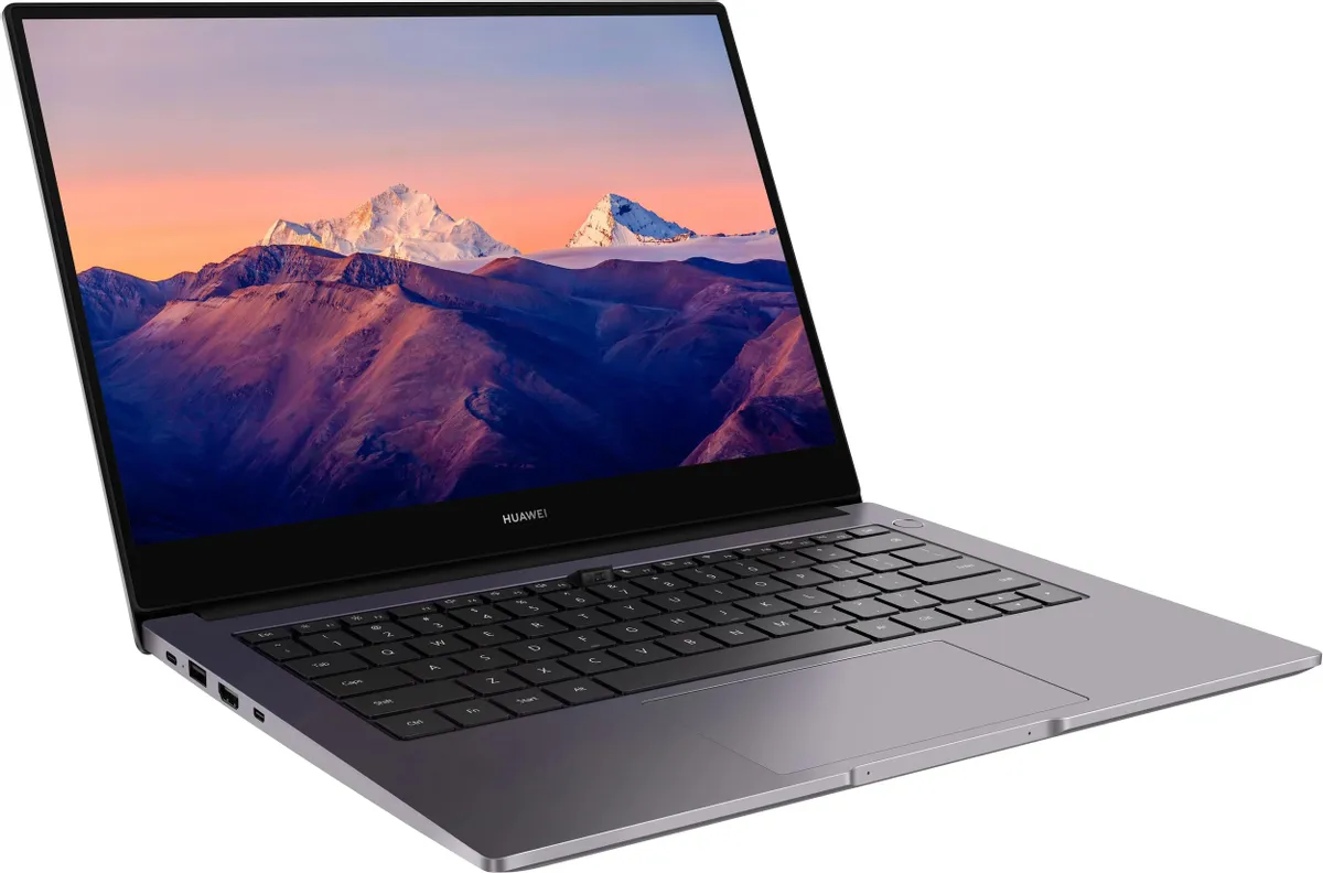 Ноутбук Huawei MateBook B3-420, 14", IPS, Intel Core i7 1165G7 2.8ГГц, 4-ядерный, 16ГБ DDR4, 512ГБ SSD, Intel Iris Xe graphics, серый космос