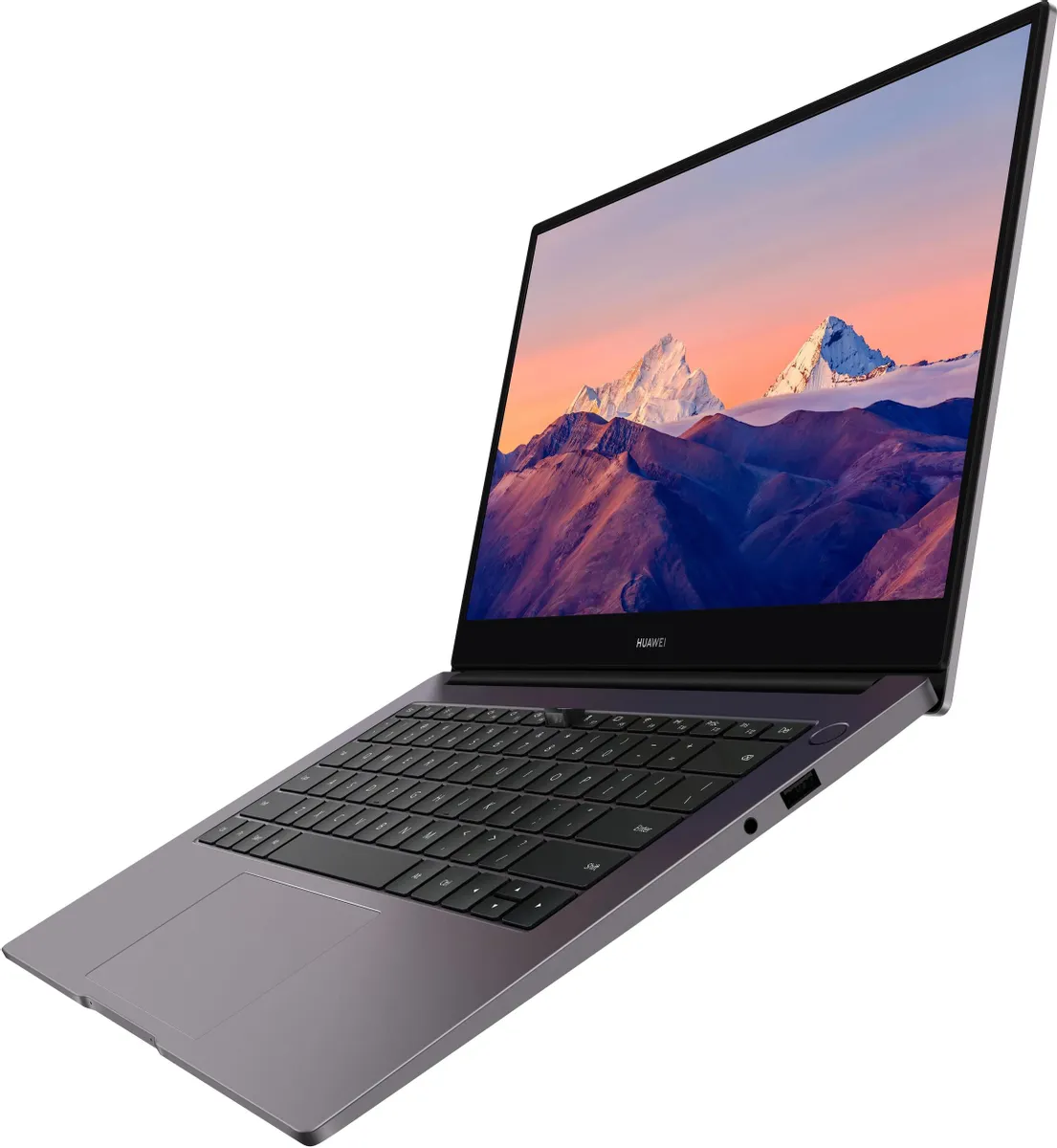 Ноутбук Huawei MateBook B3-420, 14", IPS, Intel Core i7 1165G7 2.8ГГц, 4-ядерный, 16ГБ DDR4, 512ГБ SSD, Intel Iris Xe graphics, серый космос